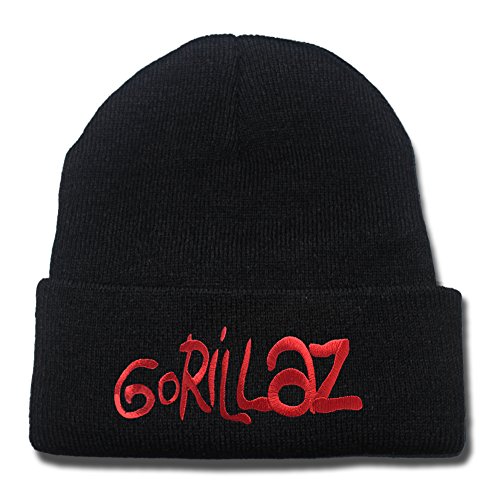 Gorillaz Band Logo Beanie Fashion Unisex Embroidery Beanies Skullies Knitted Hats Skull Caps