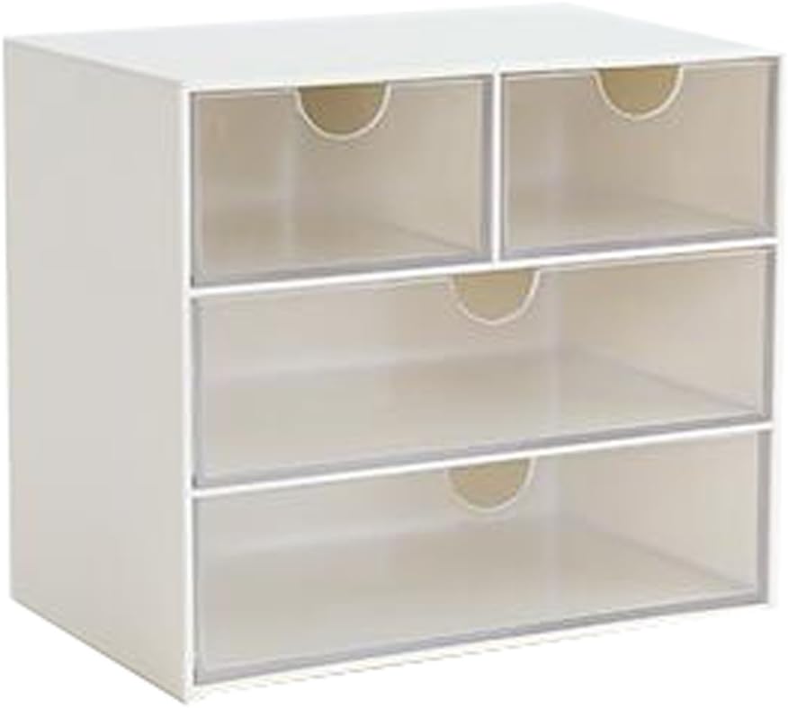 Modern Office Plastic Desktop Storage Drawer Organizer4 Storage