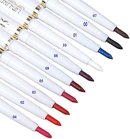 SailDeng 1PCS Automatic Rotary Long Lasting Natural Makeup Waterproof Lip Liner Pencil #07 Coffee