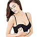 Mamaway Second Skin Seamless Maternity & Nursing Bra, Postpartum Breastfeeding Clip Bra, Postnatal Underwear (Large, Black)