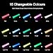 iSiLER Traffic Safety Baton Light, LED Glow Stick, 15 Color Changing 2 Lighting Modes Flashing Light Sticks for for Parking Guides and Dog Walkers Safety or Parties Concert Bar Christmas