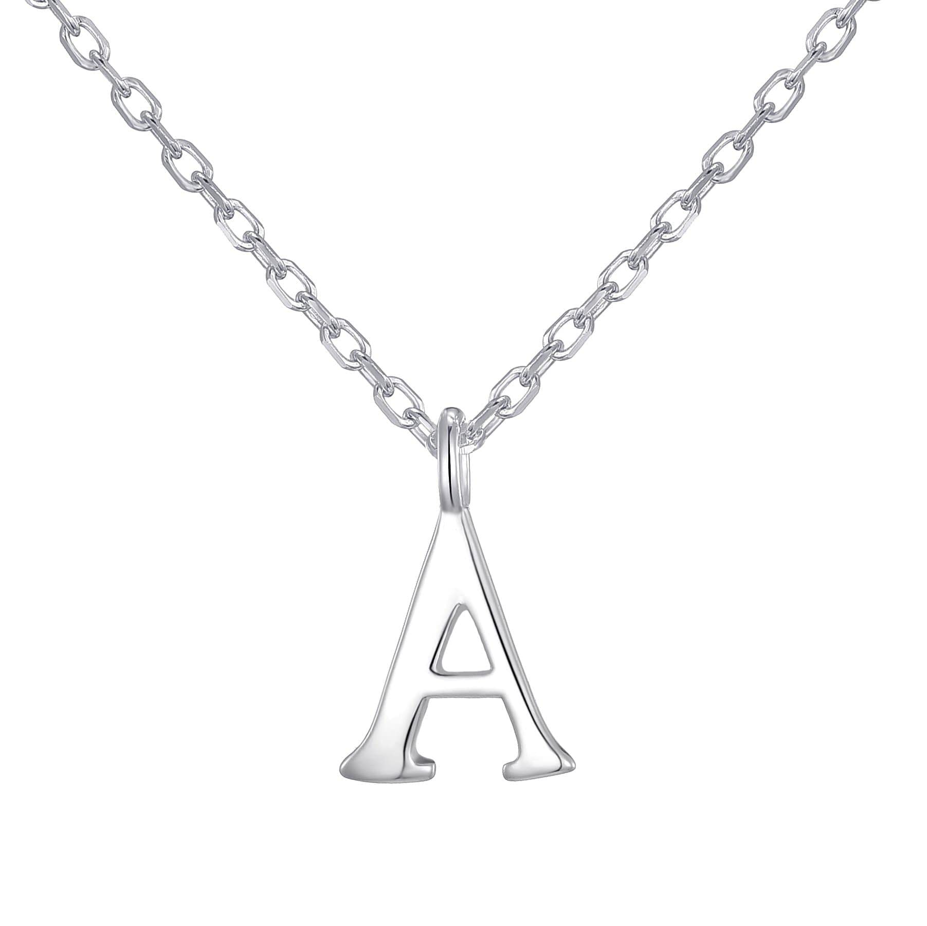 Philip Jones Sterling Silver Initial A Necklace — image 1