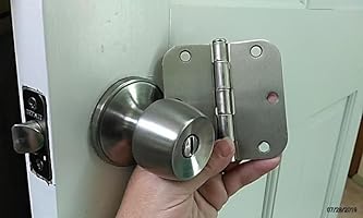 3.5" Door Hinges, 5/8" Radius photo review