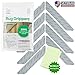 Non Slip Rug Gripper Pads: 8 Reusable Corner Carpet Tape Grippers - Adhesive No Skid Anti Slip Pad for Hardwood or Laminate Floors - Sticky Nonslip Grip Anchors for Never Curl Area Rugs & Runner Edges