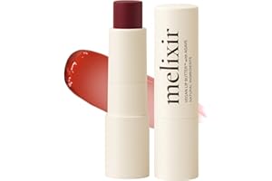 Melixir Vegan Lip Butter #06 Lust Red(Tinted) (+11 more colors) 0.13oz, Bee Free, Petrolatum Free, Deep Nourishing Plant-Based Vegan Chapstick, Vegan Lip Balm for Dry, Cracked and Chapped Lips