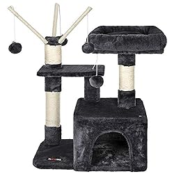 FEANDREA Cat Tree, Cat Tower for Kitten, Cat