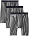 Hanes Ultimate Men's 3-Pack X-Temp Performance Long Boxer Brief, Black/Grey, X-Large