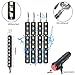Car LED Strip Light,4pcs Interior Under Dash Lighting Kit LED Multicolor Auto Interior LED Atmosphere Lights (Green1)