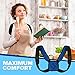 CAMP BEN Padded Posture Brace Corrector for Women and Men (Lg 37-46