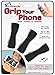 SlingGrip (LoveHandle) Cell Phone Grip - Hold Device with one Finger - Universal Phone Strap (Black 3-Pack)