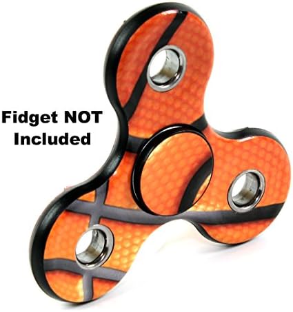 Ultradecals Fidget Spinner Toy Decal Skin | Protective Sticker Wrap | Easy To Apply Cover | Low Grip Adhesive Removes Clean | 100's of Designs | FIDGET NOT INCLUDED (Basketball)