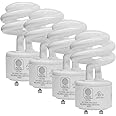 SLEEKLIGHTING - 13Watt GU24 Base 2 prong light bulbs- UL approved-120v 60Hz - Mini Twist Lock Spiral -Self Ballasted CFL Two 