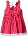 Rare Editions Baby Girls' Eyelet Dress With White Trim