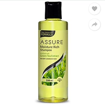 Moisture Rich shampoo enriched with green tea Extract. (200 ml )