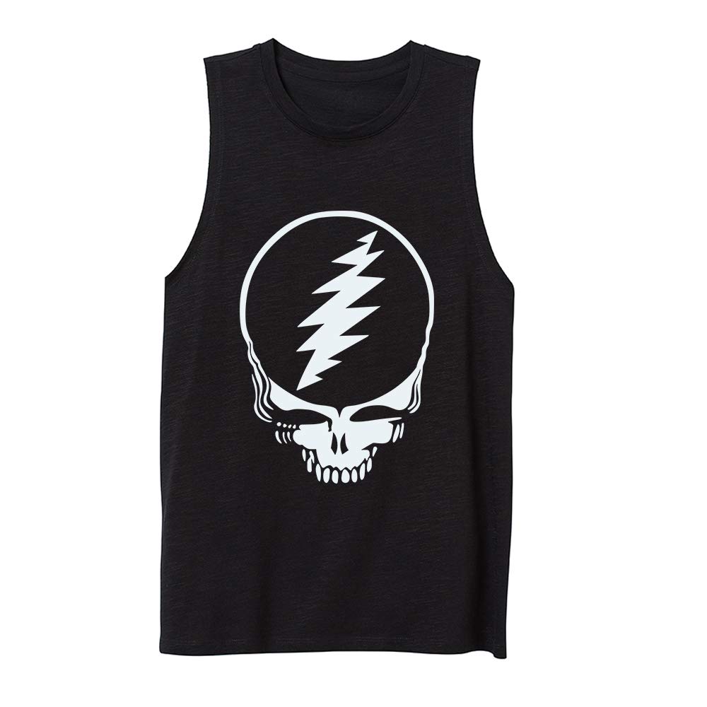 Workout Muscle S Novelty Funny Saying Ness Gym Skull Graphic Sleeveless For T Shirt