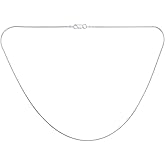 Bling Jewelry Flexible Strong 1,2 or 3MM 14K Yellow Gold Plated .925 Sterling Silver Magic 8-Sided Snake Chain Necklace for Women and Men 16, 18, 20, 24 and 30 Inch