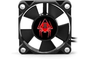 Dantenron RC Motor Cooling Fan 25mm 30mm 35mm 40mm 45mm 50mm High Speed Heatsink 28000RPM ESC Fans 6V-8.5V for 1/10 1/8 1/12 Truck Off Road Crawler Car 540 550 Brushless OR Brushed Motors (35mm)