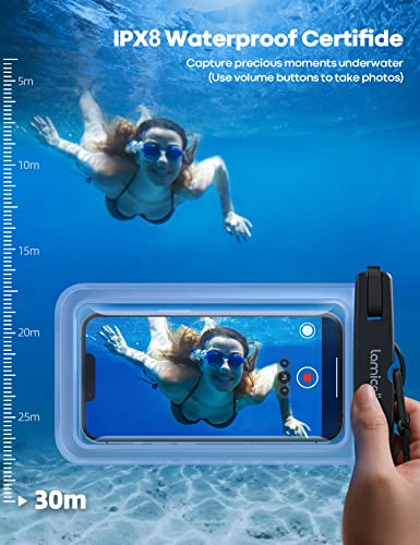 Lamicall Waterproof Phone Pouch Case 2 Pack Easy