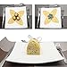 KPOSIYA Pack of 100 Laser Cut Rose Candy Boxes, Favor Boxes 2.5