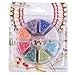 PandaHall Elite Two Cut Glass Seed Beads Length 2.2mm Hole 0.5mm About 7500pcs Multicolor 3 with Box Set Value Pack