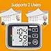 Wamlife Blood Pressure Monitor Upper Arm with Easy to Use, Large Display & Voice, Wide-Range Cuff for Home (Classical Black)