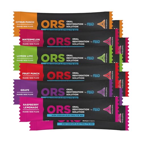 Fluid Tactical ORS Electrolyte Packets