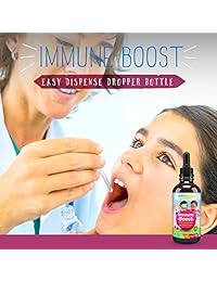 Echinacea orgánica gotas para niños – Niños inmune Booster para evitar que se enferme – Protección de...