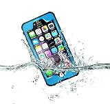 iPhone 6S Waterproof Case, Pandawell IP-68 Waterproof Shockproof Dust Proof Snow Proof Full Body Protective Case Cover for Apple iPhone 6S iPhone 6 4.7 (Blue)