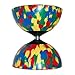 Mr B Harlequin Diabolo, Metal Diablo Sticks & Diabolo Directions Instructional DVD! (4 Colour)