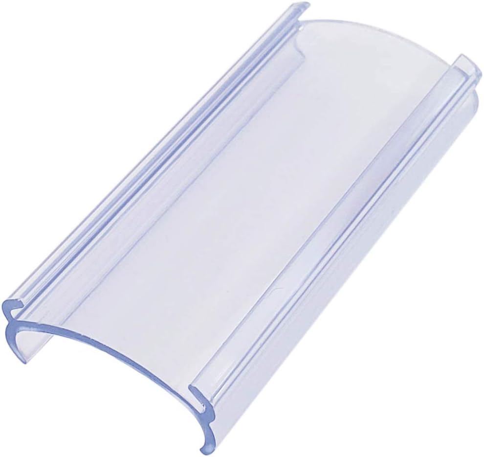 Plastic Label Holders 3"L x 1.25" H Wire Shelf Label Holders(Fits Metro and Nexel) - 40 Pack
