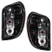 Brock Replacement Set Driver and Passenger Taillights with Connector Plate Compatible with 2001-2003 Caravan Grand Caravan Voyager 4857601AH 4857600AH