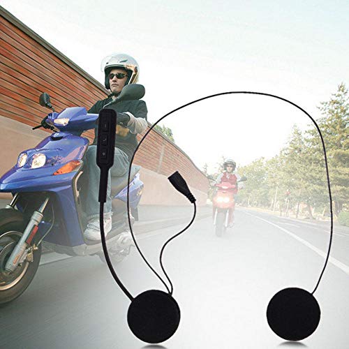 Motorcycle Helmet Headset, LEEGOAL Wireless Stereo Motorcycle Bluetooth 4.1 Helmet Headset, Wide Compatibility 8 Hours Working Time Bicycle Helmet Headphones with Hands-Free Speakers (1#)