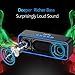 ZoeeTree S1 Wireless Bluetooth Speaker, Portable V4.2+EDR Stereo Speakers with Loud HD Audio and Bass, Built-In Mic, FM Radio, 12H Playtimethumb 4