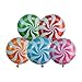 Zebratown New 18 Inch Round Candy Lollipop Aluminum Film Balloon Camouflage Cartoon Toy Birthday Party Decoration by Foil balloon