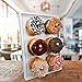 TenXVI Designs Real Wooden Donut Wall With Easel Stand - Bagel or Donut Display Stand Perfect for Donut Parties, Sweets Tables, Weddings, Baby Showers
