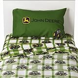 John Deere Farming Tractor 3 Piece Twin Sheet Set