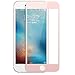 Amuoc HD Ballistic Glass Screen Protector for iPhone 6/6S, 2 Pack,Rose Gold