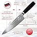 Zulay Kitchen 8 Inch Chef Knife Full Tang Damascus Steel for Professional Cutting Chopping Cooking Meat Steak Fish Vegetables and More