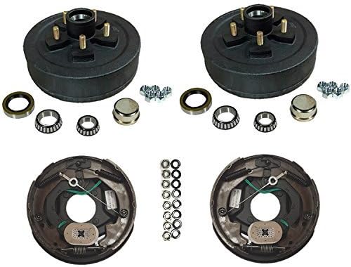 Southwest Wheel 3,500 lbs. Trailer Axle Self Adjusting Electric Brake Kit 5-4.75" Bolt Circle