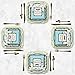 Big Dot of Happiness 64 Piece Dashing Little Man Mustache - Baby Shower or Birthday Party Tableware Plates, Napkins - Bundle for 16
