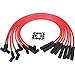 AIP Electronics Huge 10mm Dragon FIRE Performance HEI Spark Plug Wires Compatible with 1964-1978 Mopar Dodge 273-318-340-360 OEM Fit PWJ119