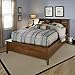 Sauder Shoal Creek Bookcase Headboard, Full/Queen, Oiled Oak finish