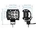 Senlips CREE LED Lights (2 Pack) - 18W 1800LM Spotlight Bar Great for Off-Road Jeeps, SUVs, Boats and More - 6000K White Light Color Temperature, Waterproof
