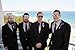 Groom Party Wedding Sunglasses - Perfect Favors for Bachelor Parties, Receptions, Pictures, and Photo Booths (1x Groom, 1x Best Man, 4x Groomsman, Black and White)