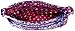 Vera Bradley Women's Cotton Triple Zip Hipster Crossbody Purse, Katalina Pink, One Size