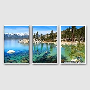 3 Piece Framed Canvas Wall Art for...