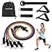 WENFENG Resistance Bands - Set of 5 Exercise Loop Bands for Leg and Glute Activation, Strength, Resistance, and Mobility Training