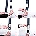 Tree Swing & Hanging Hammock Branch Straps Set of 2 for Adults & Kids, Heavy Duty Kit, Stainless Steel Rings & Locking Carabiners, up to 2000lbs capacity, Light & Portable Hanger, Easy To Install
