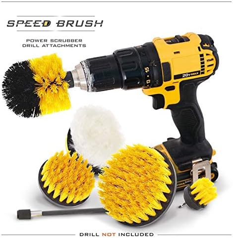 Salt Home | SpeedBrush Quality Power Scrubber Drill Attachments for Daily Cleaning Activities