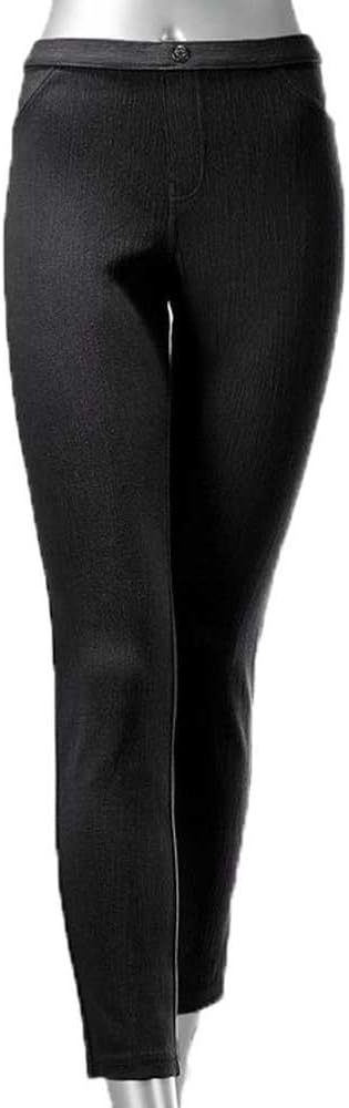 Simply Vera Vera Wang Chino Leggings Black Small